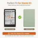 CoBak Magnetic Case for XTEINK X4, Ultra-Lightweight Protective Cover for Xteink X4 E-Reader, Secure Magnetic Attachment(Sage Green)