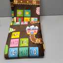 teytoy Baby Play Mats for Floor, Infant Playmat for Babies 0-6 6-12 Months, Baby Crawling Mat for Toddlers Learning Classroom Bedroom Activity Mat (43x59 inch) (Multi Color)