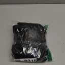 OYOANGLE Women's Crochet Hollow Out Swimsuit Cover Up Deep V Neck Sleeveless Beach Midi Dress Swimwear (Large, Black)