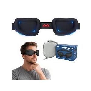 Fismool Eye Mask for Dry Eyes – 100% Blackout Dry Eye Mask, Moisture Goggles & Sleeping Mask for Men – Adjustable, Removable Silicone, Soft for Travel & Shift Work