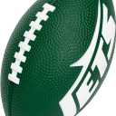 Franklin Sports Youth NFL Football + Air Pump Set - Soft Foam 8.5" Youth Mini Footballs with 8 Teams Choice + Air Pump