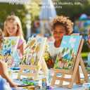 Canvas Boards for Painting - 72 Pack, 8x10 Inch Panels, 100% Cotton White Blank Canvas Art Supplies for Acrylics, Oil, Watercolor, Tempera Paints