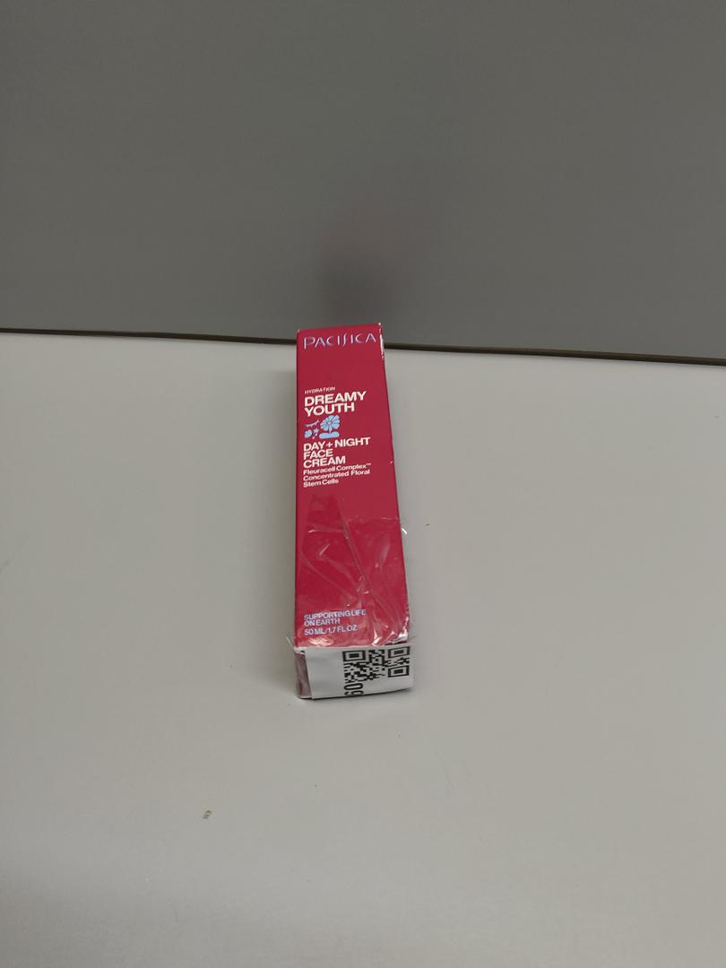 Pacifica Face Moisturizer Lotion - Dreamy Youth Day & Night Face Cream, Daily Skincare, Grapeseed Oil, Peptides, Hydrating, Facial Lotion, Skincare, For Dry Skin, Vegan, 1.7 fl oz (1 Count)