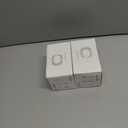 2 x Amouhom LED Wall Sconce with Remote Touch Control Wall Mounted Night Light 5 Brightness Levels &7 Colors with 2500 mAh Battery 360 Rotating Bedside Lamp for Bedroom Living Room (B02-white)