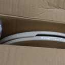 HIGHCRAFT Premium Elongated Toilet Seat with Adjustable Hinges - Molded Plastic Toilet Seat - Fits Standard Elongated Toilets - Oval Seat in Bone/Beige