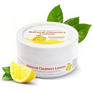 All Purpose Cleaner and Polish Paste - Glass Oven & Stove Top Cleaner for Kitchen Burnt Pans Cooktops Sinks Tile & White Shoes - Natural Multi Surface Grease Marker & Hard Water Stain