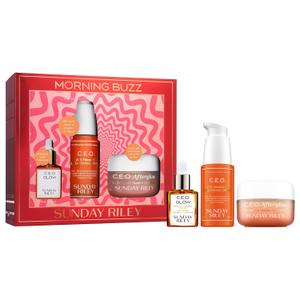 Sunday Riley Morning Buzz Vitamin C Brightening Trio Skincare Set