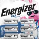 Energizer 123 Lithium Batteries (6 Pack), 3V Photo Batteries
Ready for smart home devices, 123 batteries to power cameras and flashlights, 3V batteries with long shelf life