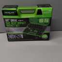 SWANLAKE 19-Piece 1/2" Impact Socket Set, 6 Point Impact Set, SAE (3/8-inch to 1-1/14-inch) Standard Large Socket, CR-V Mechanic Tool Set