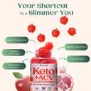 Premium Keto ACV Gummies  Keto Gummies Supplement for Women and Men, with 1000MG Apple Cider Vinegar & Vitamin B12, Detox & Cleanse  Vegan, Non-GMO, Made in USA  60 Gummies