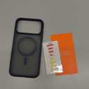 TORRAS Stronger Magnetic & Shockproof for iPhone 17 Pro Max Case, Fit for MagSafe, Military Grade Drop Protection, Camera Control, DIY Button, Slim for iPhone 17 Pro Max Case Translucent Deep Blue