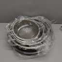 Colander Stainless Steel, 7 Piece Strainers and Colanders Set, Mesh Strainer Net Baskets with Handles, 2 Stainless Steel Plates and Fine Mesh Strainer for Kitchen Food Strain Drain Rinse Cooking