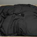 JOLLYVOGUE California King Comforter Set, Ultra-Soft Bed in a Bag Cal King Size 7 Pieces, Oeko-TEX Certified Bedding Set with Down Alternative Comforter, Sheets, Pillowcases & Shams, Black