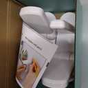 Door Lever Lock (2 Pack)  Prevents Toddlers from Opening Doors  Easy One-Hand Operation for Adults  Durable ABS with 3M Adhesive Backing  No Tools Needed for Install (White)