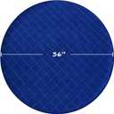 Washable Pee Pads for Dogs, Reusable 36" Round Whelping Pads, Whelping Box for Dogs, Puppy Training Pads with Non-Slip Back for Playpen/Crate, Dog Housebreaking Absorption Pad