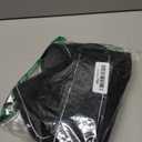 Geyecete Warm Thermal Quilted Dachshund Coat, Dog Winter Coat with Warm Fleece Lining, Outdoor Dog Apparel with Adjustable Bands for Medium, Large Dog-Black-XS