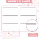 Planner 2026-2027 - Academic Planner 2026-2027, July 2026 - June 2027, 5.75" x 8.25", 2026-27 Weekly and Monthly Planner, Faux Leather planner 26-27 with Back Pocket & 40 Notes Pages - Rose Gold