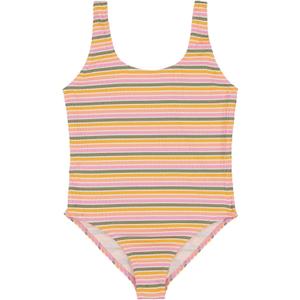 Roxy Girls' One-Piece Swimsuit with UPF 50+ Sun Protection, Quick Drying Bathing Suit (10, Papaya Mirage)