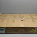 JOKOLO Shoe Cabinet Storage,Farmhouse Freestanding Organizer with 2 Flip Drawers and 4 Wooden feet,Narrow Shoe Rack Cabinet for Entryway,Rustic Brown