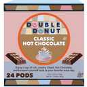 Double Donut Coffee Hot Chocolate Pods for Keurig K Cups Brewers, Single Serve Classic Hot Cocoa Pods, 24 Count (EXP 12/16/27)