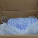 Dreamsmith 3 Inch 7-Zone Queen Memory Foam Mattress Topper, Gel Infused Foam Mattress Topper for Pressure Relief, Made with CertiPUR-US Certified Foam, Queen Size Bed Topper