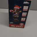 Joiedomi 5 FT Christmas Inflatable Outdoor Decorations, Christmas Blow Ups Gingerbread Man Yard Decorations with Candy Canes, Cute Xmas Outdoor Gingerbread Inflatables for Xmas Lawn Garden Decor