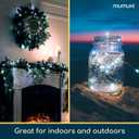 MUMUXI 12 Pack 7.2ft Fairy Lights Battery Operated String Lights, 20 Mini LEDs for Centerpiece Table Decorations, Wedding Party Bedroom Mason Jar Christmas, Cool White