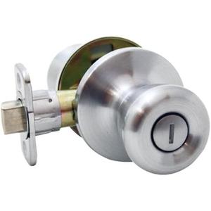 Lewis Hyman 1732604 Atlas Privacy Tulip Door Knob, Satin Chrome