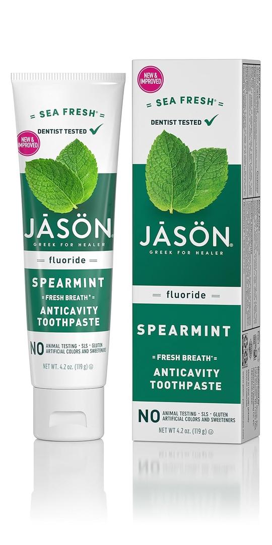 Jason Sea Fresh Toothpaste with Fluoride 4.2 oz (4.2 Ounce (Pack of 1))