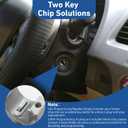 Ignition Switch Lock Cylinder with Chip(2 Keys) Compatible with 2003-2005 Honda Civic 1.3L & 2001-2005 Honda Civic 1.7L, Ignition Assembly