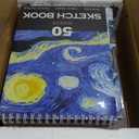 145 Piece Deluxe Art Set with 2 x 50 Sheet Drawing Pad, Art Supplies Wooden Art Box, Drawing Painting Kit with Crayons, Oil Pastels, Colored Pencils, Creative Gift Box for Adults Artist Beginners, red