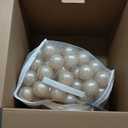 Ball Pit Balls - 2.7inch Plastic Ball Play Balls BPA Free Phthalate Free Non-Toxic Play Balls for Children Ball Pit Party Brithday Ball Pool Tent (Pearl Brown)