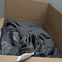 TONGDADA Weighted Blanket (Dark Grey, 108 in x 96 in)