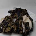 Willyacos Renaissance Tudor Costume - Men's Elizabethan Era Prince Tudor King Doublet & Vest with Pumpkin Pants (Small, Black Golden)