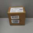 Amazon Basics Ceramic Space Heater, Mini Heater for Office Desk, Portable Tent Heater for Camping (Indoor Use), 500 W, With Tip-Over Protection, Lightweight (1.4 LBS), Black, 5.87D x 3.15W x 5.95H