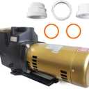 W3SP2610X152S 2-Speed 1.5 HP 220V-230V Inground Pool Pump Replacement for Hayward SP2610X152S Super Pool Pump Dual-Speed for In-Ground Swimming Pools and Spas