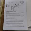 Martha Stewart Ollie Home Office Desk with 3 Drawers in White with Polished Brass Hardware