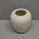 Modern Serenity Elegant Ceramic Cremation Urn for Adult Female or Male Ashes, Off-White Large Decorative Burial Urn for Human Ashes of Women or Men, Cream Memorial Keepsake for Funeral or Home Display