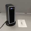 Space Heater, 1500W PTC Heater with ECO Thermostat System, Oscillating 70°, 12H Timer, Heaters for Indoor Use with Remote Control, 8 Color Changing Lights, Safety Features for Home Bedroom, Office