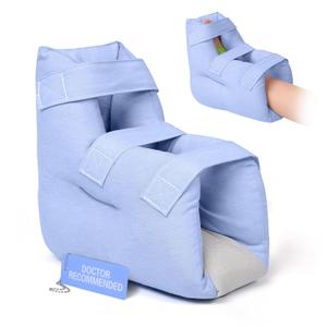 Adjustable Heel Protector Cushion - Pressure Relief & Bedsore Prevention Boot for Elderly Bedridden, Surgery Recovery Foot Support Pillow, Heel Pressure & Deep Tissue Injury Healing Therapy