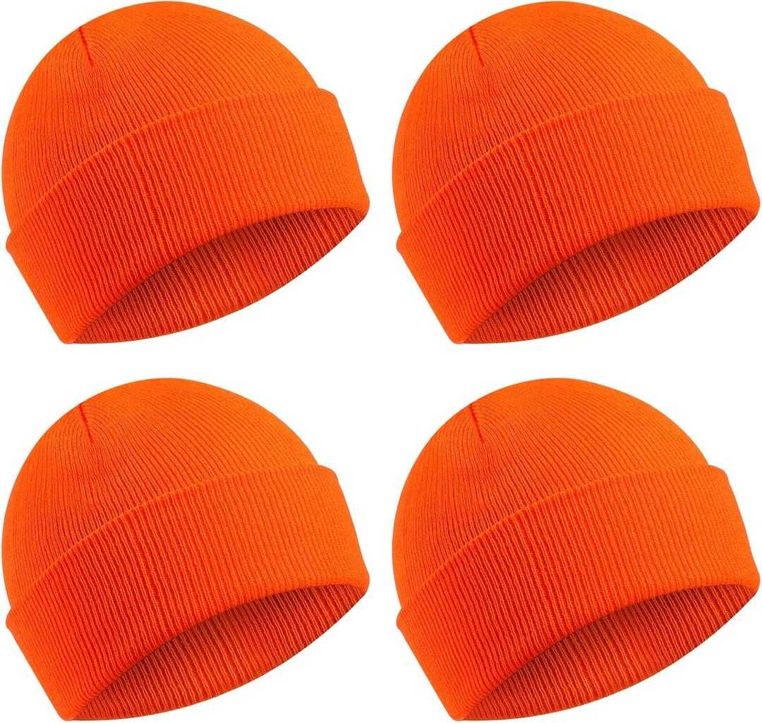 Geyoga Beanie Blaze Hat Skull Hat Cuff Knit Cap for Men Outdoor Hunting