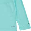 Hurley Boys Long Sleeve UPF 50+ Rash Guard Swim Shirt (Blue, XL)