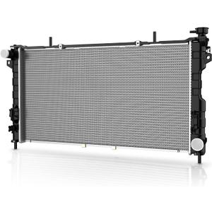 DWVO Radiator Complete Radiator Compatible with 2001-2004 Chrysler Town Country Plymouth Voyager, Compatible with 2001-2004 Dodge Caravan Grand Caravan 3.3L 3.8L 6 Cyl DWRD1011 