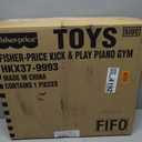 Fisher-Price Baby Playmat Kick & Play Piano Gym with Musical and Sensory Toys for Newborn to Toddler, Navy Fawn