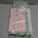 YFONG 100% 22 Momme Mulberry Silk Bonnet for Sleeping Women, Larger Double Layer Silk Hair Wrap for Curly Short Long Hair, Non-Slip Sleep Cap Turban with Elastic Tie Band (Pink & Black)