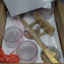 Modern Classic Brushed Nickel Vanity Light Fixture with Grooved Glass Shades, 18.9" L x 9.7" H, Ideal for Bathroom, Corridor, Entrance