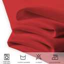 8 Pack Red Tablecloth 60x102 Inch Rectangle Tablecloths for 6 Foot Rectangle Tables, Table Cloth Washable Polyester Fabric Rectangular Table Cover for Dining Banquet Wedding Party
