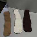 YSense 4 Pairs Pilates Socks with Grips for Women Non Slip Long Slouch Socks Yoga Grippy Sock Slouchy Barre Hospital Slipper (Black Coffee Khaki Milky White)