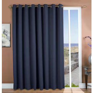 Curtain, Polyester 100%, Made in China, Size 54×84 inch, Color Blue, 1 PCS