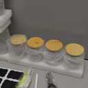 Glass Jars with Bamboo Lids Set of 12, Glass Storage Containers with Airtight Lids Storage Jars Food Storage Containers for Pasta, Flour, Cereal, Sugar, Cookie